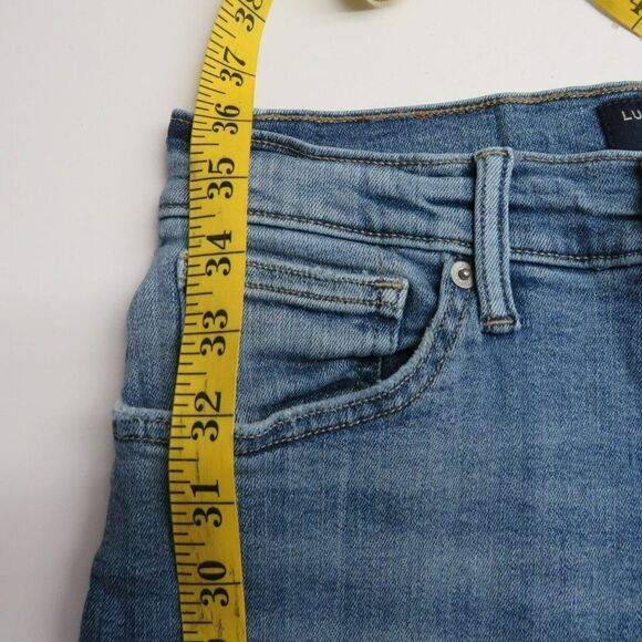 Lucky Brand Mid Rise Super Skinny AVA Jeans Size 4 Medium Wash Blue Denim 28X27 - Picture 13 of 16